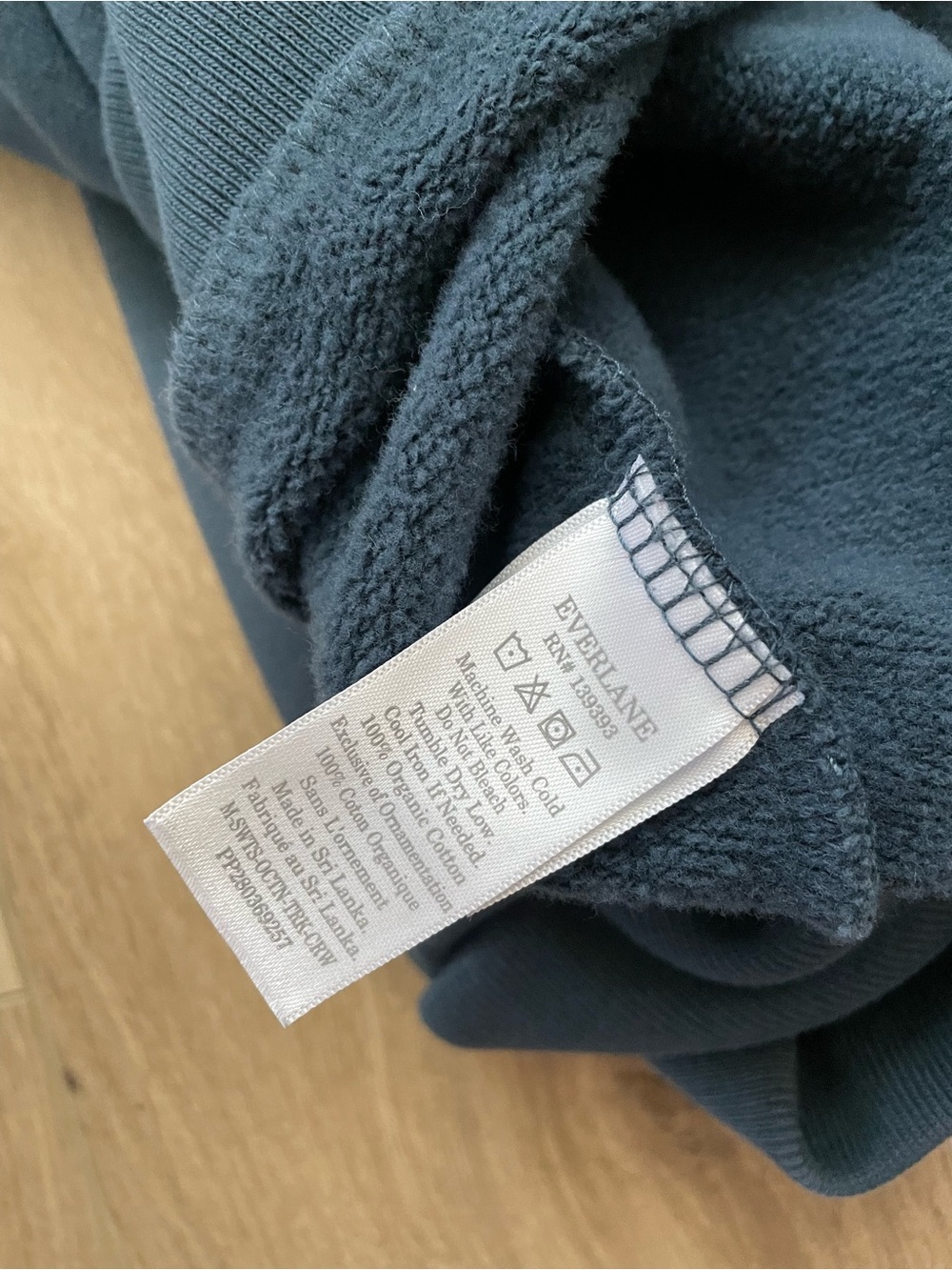 Everlane the track crewneck sweatshirt mid heavyweight slim XL French terry - Picture 6 of 6
